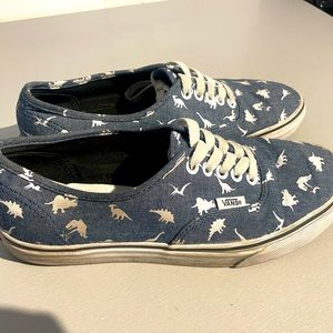 Denim Dinosaur Vans Authentic